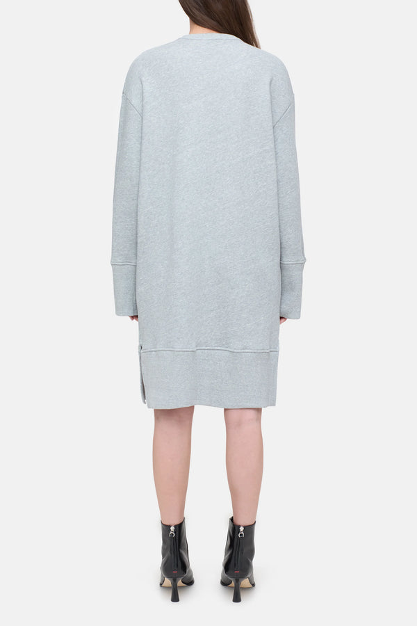 Closed Light Grey Felpa Sweatshirt Dress WITTMORE Closed Light Grey Felpa Sweatshirt Dress WITTMORE