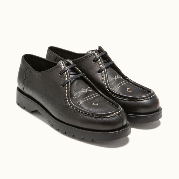 Kleman Black FLK Padror Leather Shoes – WITTMORE