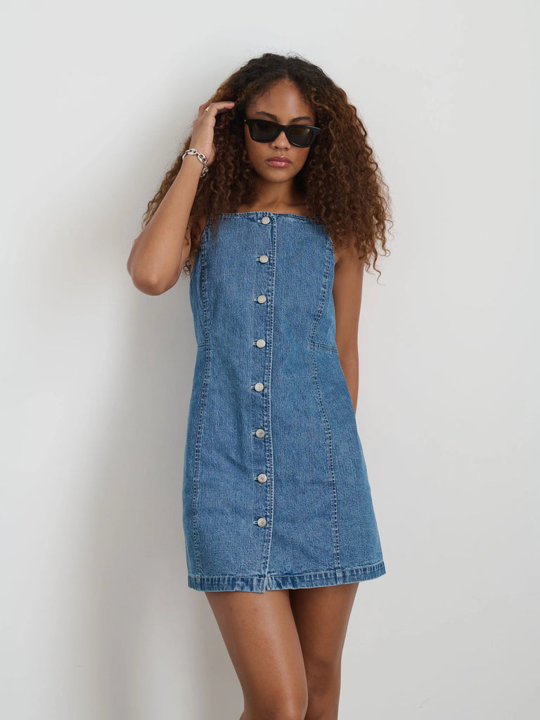Alex Mill Alexis Dress Denim Paris Medium Wash L Alex Mill Alexis Dress Denim Paris Medium Wash L